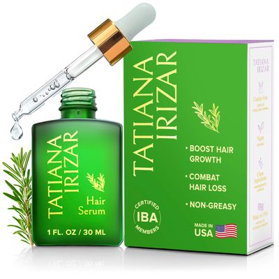 Hair Serum for Hair Growth Serum Women Made in USA - Scalp Serum for Hair Growth Non-Greasy Rosemary &amp; Amla Hair Care - Natural 1 Fl.Oz Hair Loss Treatments for Women Hair Regrowth Treatment for Women