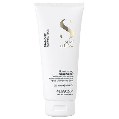 Alfaparf Milano Semi Di Lino Diamond Illuminating Conditioner - Moisturizing Conditioner For Normal and Color Treated Hair - Sulfate &amp; Paraben Free Professional Hair Care (6.76 oz)