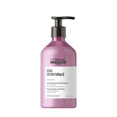 L&#39;Oreal Professionnel Liss Unlimited Shampoo - Provides Long-Lasting Frizz &amp; Humidity Protection With Moisture, For Frizzy &amp; Textured Hair Types, With Prokeratin