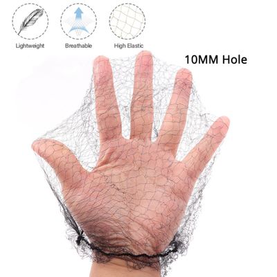 Ecojunmi Invisible Hair Nets for Long Hair, 100 Pcs 24 inch Black Elastic Mesh Women Hairnets Wig Cap for Wigs Frontal Closure Hair Bun Sleeping Food Service (24 inches)