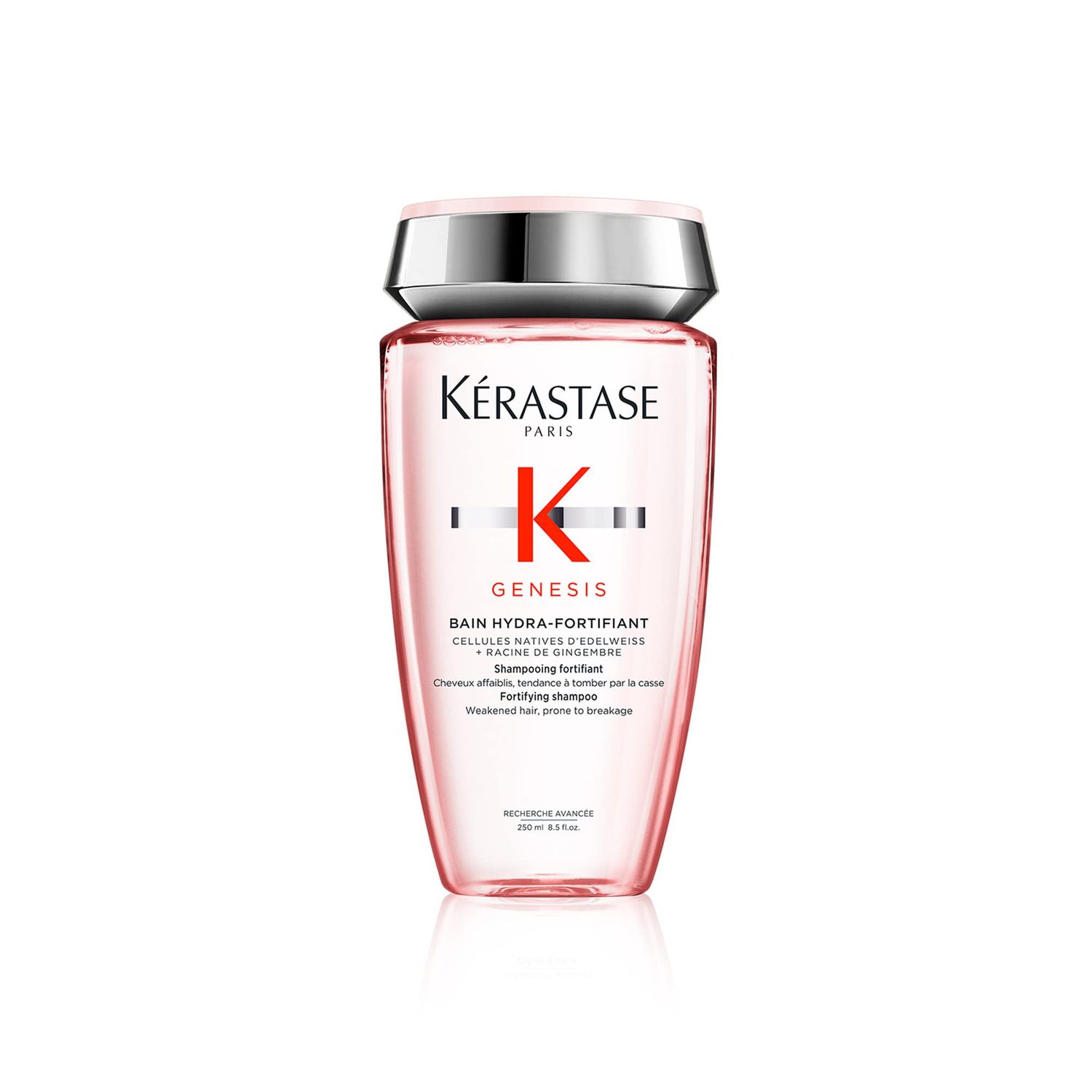 KRASTASE Genesis Hydra-Fortifiant Shampoo, Anti-Breakage &amp; Strengthening for Weak or Damaged Hair, Hydrates Hair, Silicone Free for Fine or Oily Hair, 8.5 Fl Oz