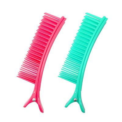 Colortrak Hair Sectioning Grip Clips (2 Pack) for Efficient Coloring, Cutting, and Styling - Brush-Like Top, Sectioning Bottom