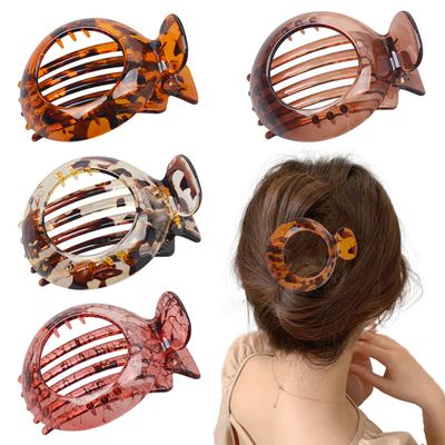 4 PCS Small Flat Hair Clips for Thin Hair Non-slip Hair Catch Jaw Clamp, Resilient Spring Action Perfect Everyday Accessory Clamps Hair Accessories for Women Girls