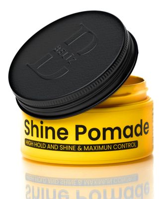 B BELZ Hair Shine Pomade - Heavy Hold &amp; High Shine - Smooth Styling for Short to Medium Hair - Non-Crispy, Easy to Restyle - 3.38 Oz