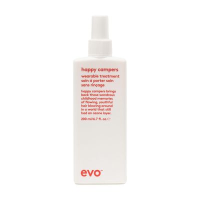 evo Happy Campers Wearable Treatment - Daily Hair Treatment to Strengthen and Protect - Reduces Frizz and Provides UV Protection - 200ml / 6.8oz