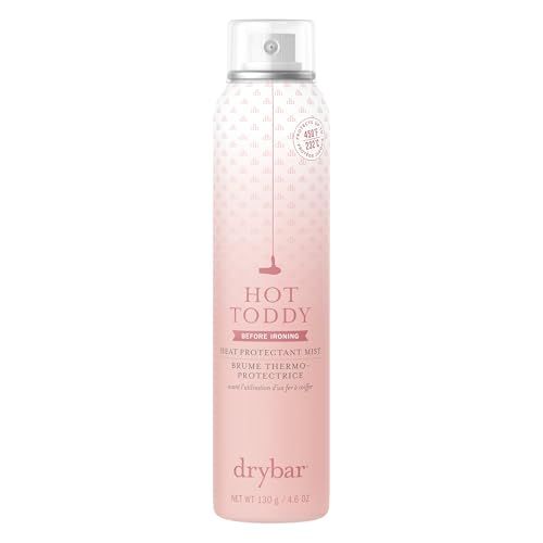 Drybar Hot Toddy Heat Protectant Mist Blanc Scent - Full Size| Lightweight Heat Protectant for Hair protects from Heat &amp; Styling with Curling, Straightening and Styling Irons