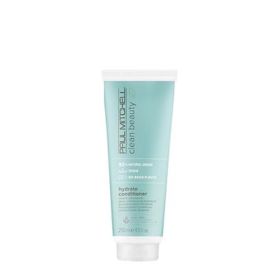Paul Mitchell Clean Beauty Hydrate Conditioner, Intensely Nourishing Conditioner, Improves Manageability, For Dry Hair, 8.5 fl. oz.