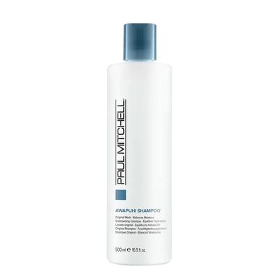 Paul Mitchell Awapuhi Shampoo, Balances Moisture + Adds Shine, For All Hair Types, Especially Fine + Static-Prone Hair, 16.9 fl. oz.