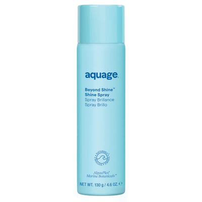 Aquage Beyond Shine, Fine-Mist Silkening and Glossing Spray, Creates Shine, Thermal-Pressing Product that Polishes, Silkens, and Smooths Curly Texture, 4.6 fl. oz.