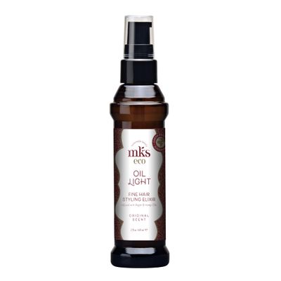 MKS Eco Hair Styling Elixir - Original 2 fl oz - Moroccan Argan Oil and Hemp Seed Oil for Fine Hair - Moisturizing, Nourishing &amp; Frizz Control - Vegan &amp; Cruelty-Free