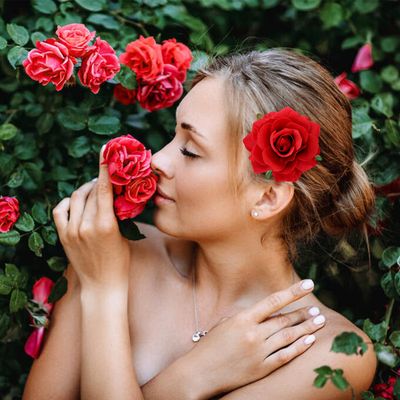 Dizila 12 Pack Flamenco Dancer Mexican Red Rose Flower Brooches Pins Alligator Hair Clips Barrettes Prom Party Wedding Bridal Hair Accessories Headpieces for Women Girls