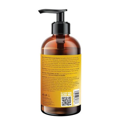 high time Dare 2B Bald Head & Scalp Cleanser | Bald Head Moisturizer for Men | Bald Head Care Regimen | with Tea Tree Oil, Mint & Green Tea Extract - 8 FL OZ