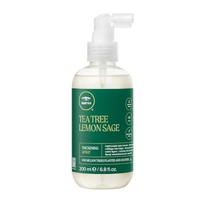 Tea Tree Lemon Sage Thickening Spray, Builds Body + Boosts Volume, For Fine Hair, 6.8 fl. oz.