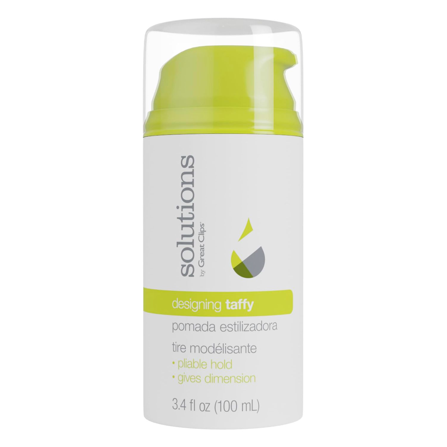 GREAT CLIPS Solutions Designing Taffy 3.4oz | Styling Cream | Pliable Hold with High Shine | Works in Dry or Wet Hair