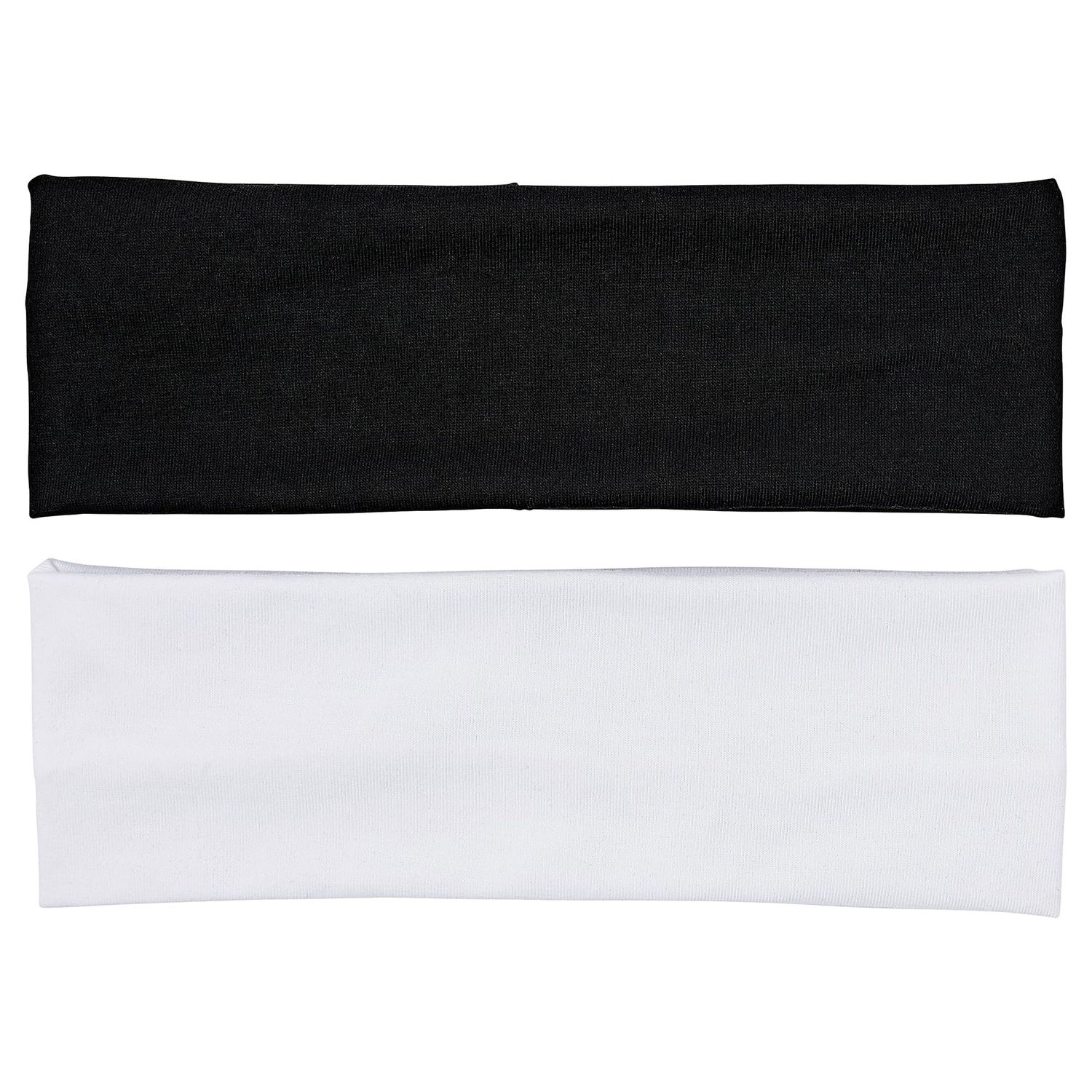Red by Kiss 2 Pcs 60mm Headbands for Women, Wide Stretchy Elastic Hairband Fashion Workout Yoga Running Sport Hair Accessories (Black&amp;White)
