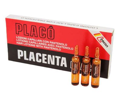 Hair loss Placenta Placo for hair intensive treatment [12 vials 0,35 oz]