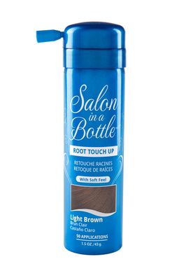 Salon In A Bottle - Instant Temporary Root Concealer Spray To Cover Up Roots And Gray Between Salon Trips - Professional Quality Spray Bottle For Hair Products For Women And Men - Light Brown