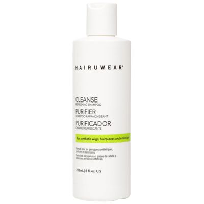Hair U Wear Cleansing Shampoo - Wig Shampoo for Synthetic Wigs and Hair Extensions, 8 Ounces