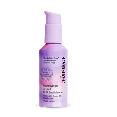 Eva NYC Mane Magic 10-in-1 Split End Mender Hair Treatment, 4 Fl Oz, Repairs ends for healthier, stronger &amp; Damaged hair, GMO, Cruelty-Free