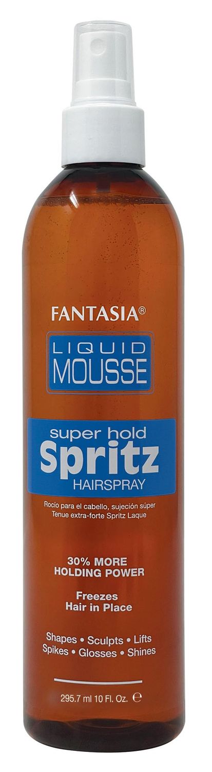 Fantasia Liquid Mousse Spritz Hair Spray Super Hold 10 Fl Oz (Pack of 1)