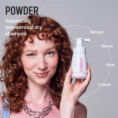 Hairstory Powder, Refreshing Dry Shampoo for All Hair Types, Absorbs Oil, Adds Volume &amp; Texture, Non-Aerosol &amp; Talc-Free, No Chalky Residue, 1.35oz