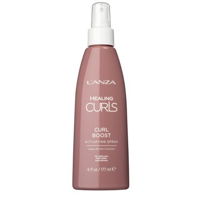 L&#39;ANZA Healing Curls Curl Boost Activating Spray - Curl Enhancer Spray for Amplifying Hair Texture and Lightweight Hold, with Sulphate Free, Paraben Free Formula (6 Fl Oz)