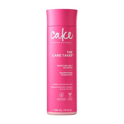 Cake Beauty Moisturizing Shampoo, The Care Taker - Hydrates and Replenishes Dry Hair - With Coconut Water, Hyaluronic Acid &amp; Shea Butter - For All Hair Types - 10 fl oz