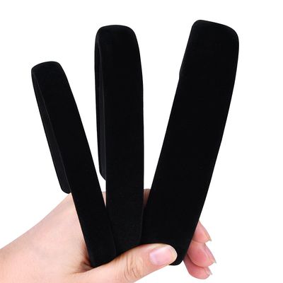 Etercycle Black Headband, 3 Different Width Thick Headbands for Women, Velvet Sponge Hairband Soft Vintage Hair Bands Padded Head Bands Hair Accessories