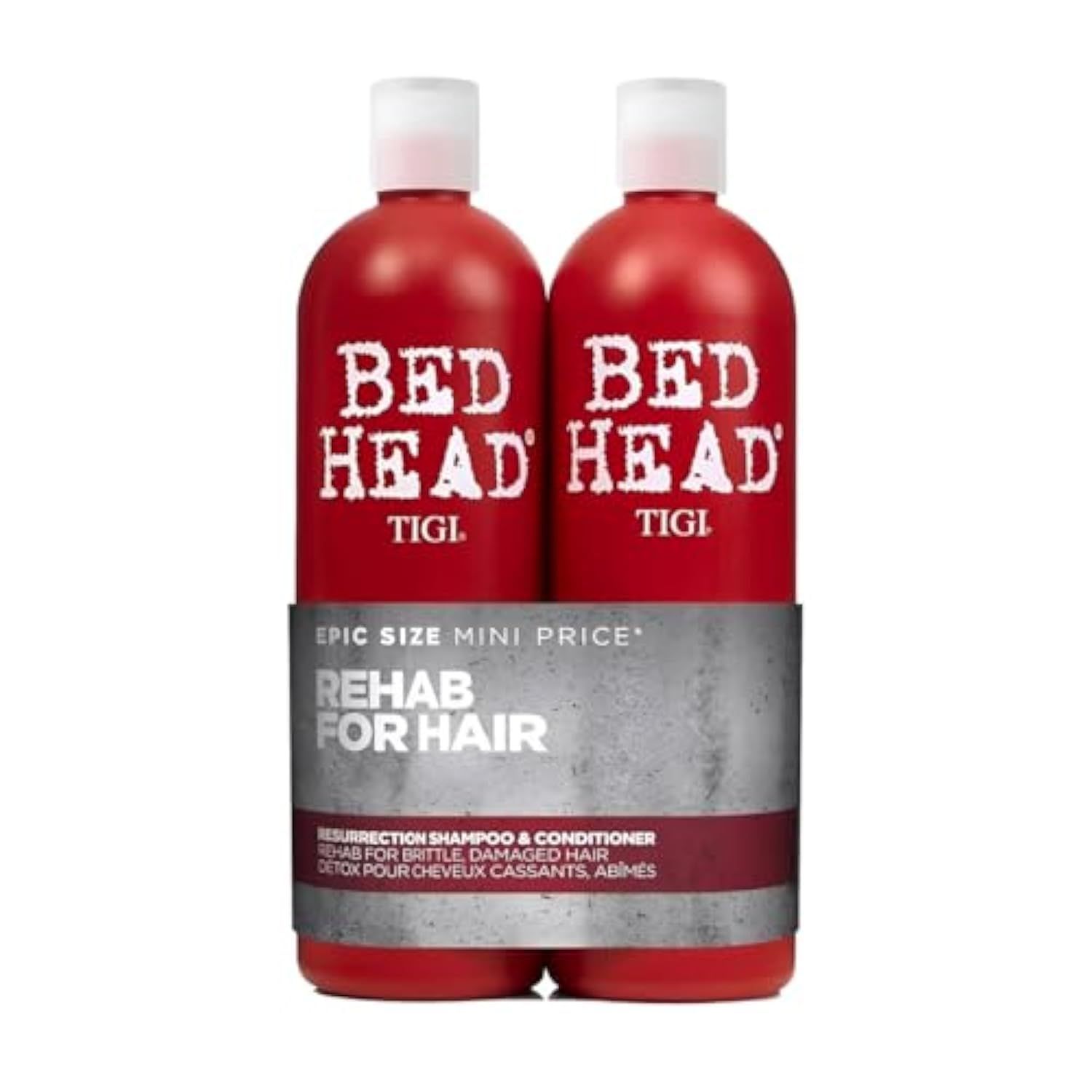 Tigi Bed Head Urban Anti+dotes Resurrection Shampoo &amp; Conditioner Damage Level 3, 25.36 Ounce(Pack of 2)