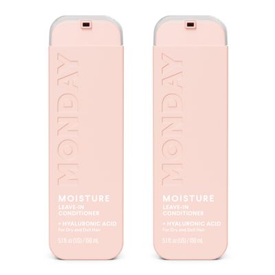 MONDAY HAIRCARE Moisture Leave-in Conditioner 5 Oz Dual Pack
