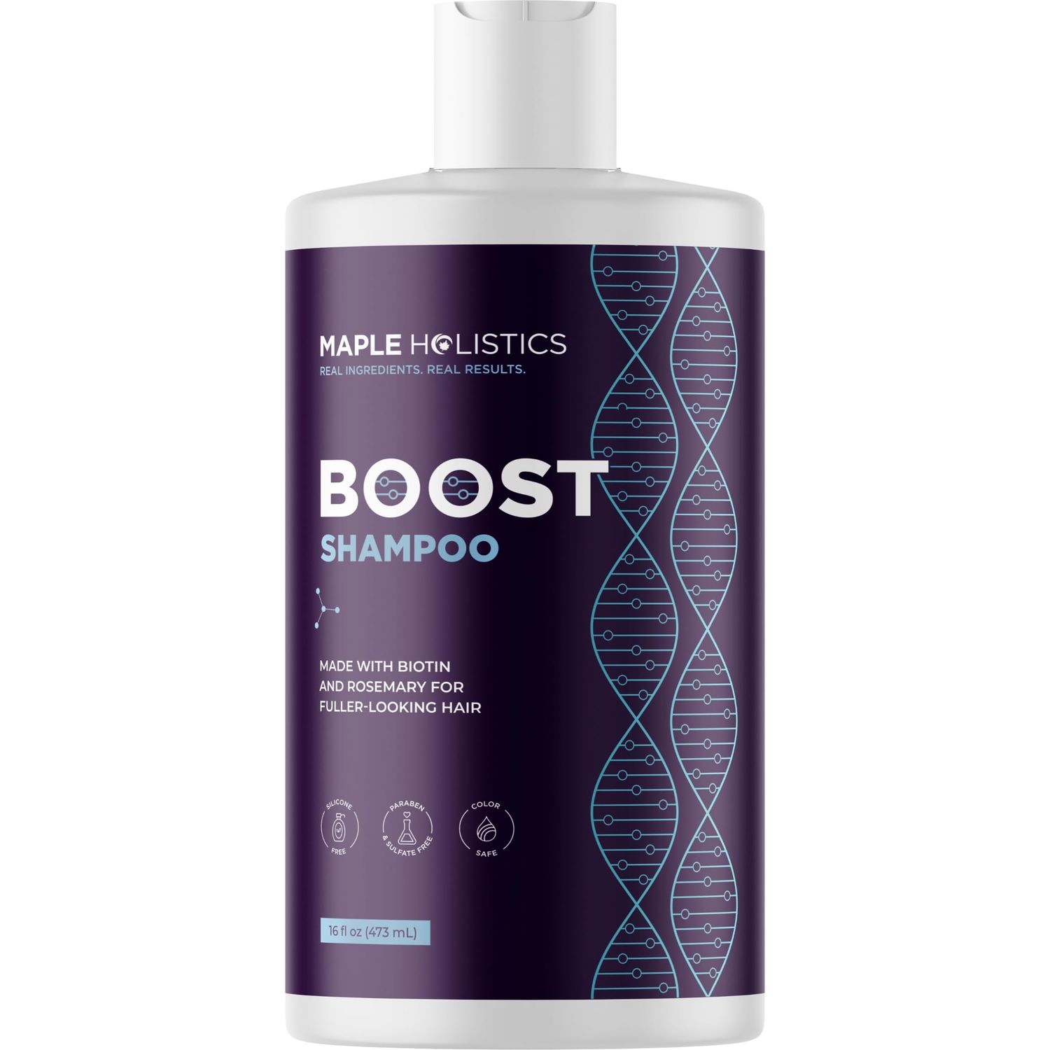 Advanced Biotin Shampoo for Hair Growth - Thinning Hair &amp; Hair Loss, Black Castor, Caffeine, Collagen, Rosemary Oil - Thickening Shampoo for Men &amp; Women