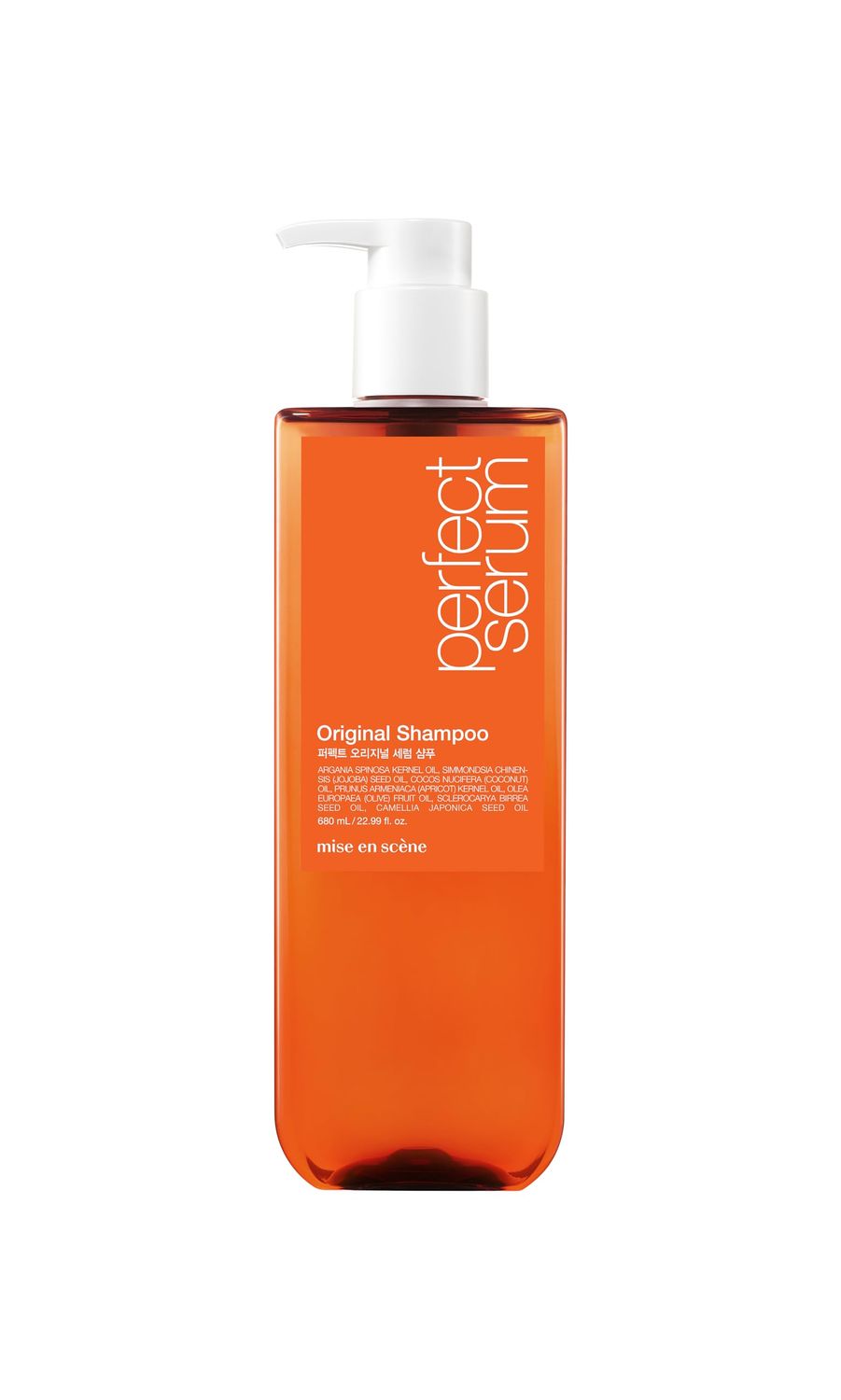 Mise En Scene Perfect Serum Original Shampoo For Damaged Hair - KoreanShampoo with Moroccan Oil, Jojoba Seed, Damage Care MoroccanOil HairProducts | 22.99 Fl Oz