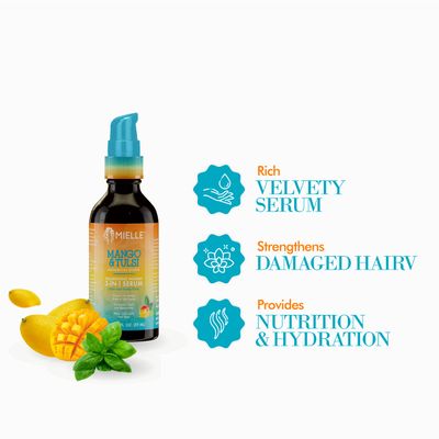 Mielle Organics Mango &amp; Tulsi Nourishing Instant 3-in-1 Serum