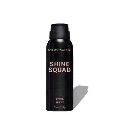 Beachwaver Shine Squad Shine Spray - Lightweight Glossy Finishing Spray for Hair with HiX Vegan Bond Multiplers - Post-Styling High-Gloss Mist for a Smooth Finish &amp; No Frizz (5.5 Fl Oz)