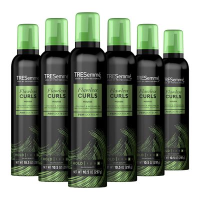 TRESemm Flawless Curls Pack of 6 Nourishing Mousse With Coconut and Avocado Oil 10.5 oz