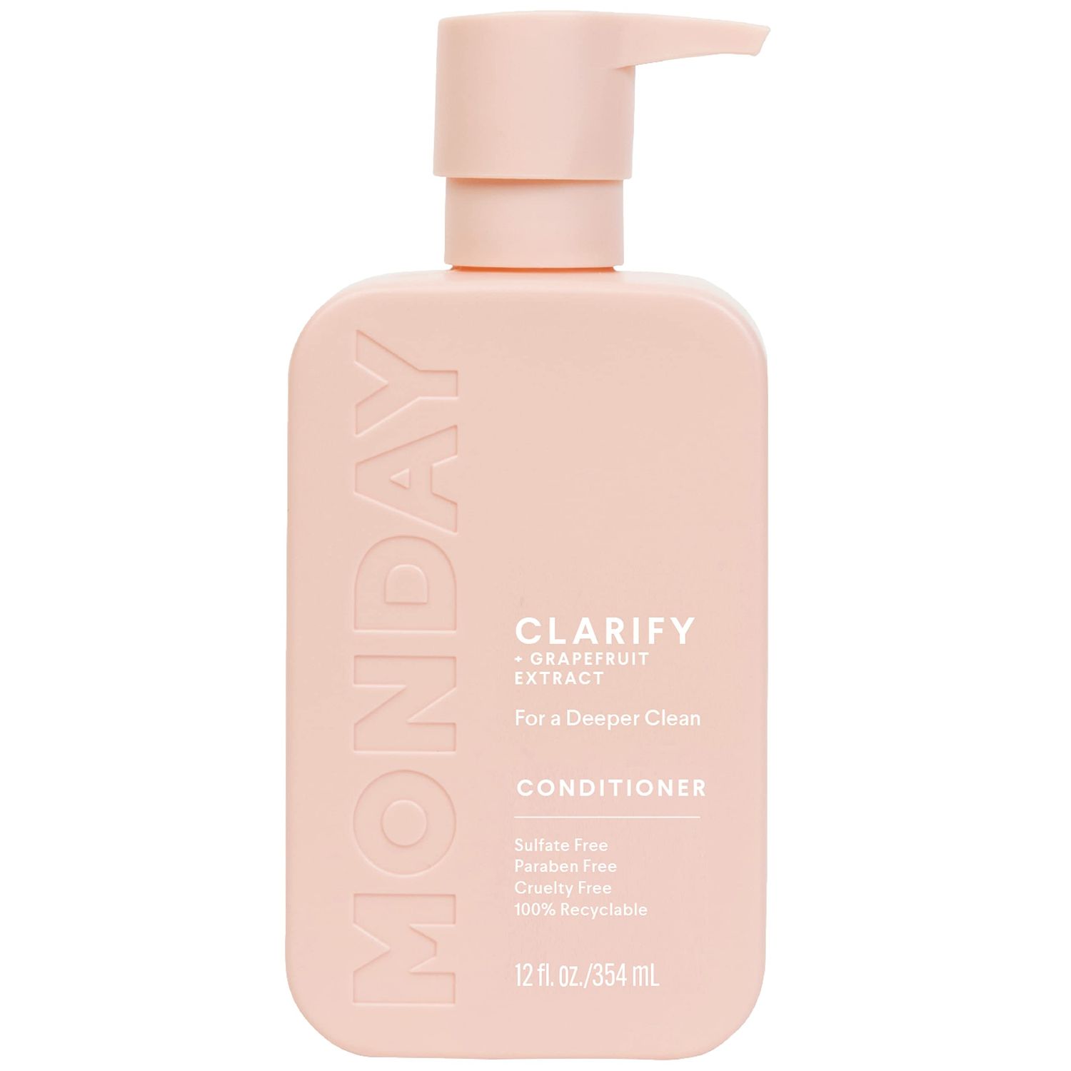 MONDAY HAIRCARE Clarify Conditioner 12 oz. (354 ML) for Oily Hair, Made with Grapefruit Extract, Coconut Oil, Shea Butter, Vitamin E and Provitamin B5