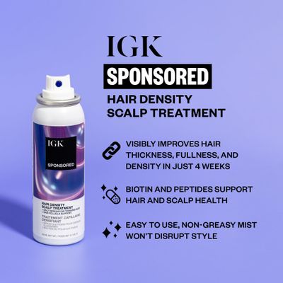 IGK Sponsored - Scalp Treatment for Hair Growth - Hair Thickening Serum for Women - Promotes Fuller, Thicker Hair - Scalp Serum for Hair Density and Thinning - 2.1oz