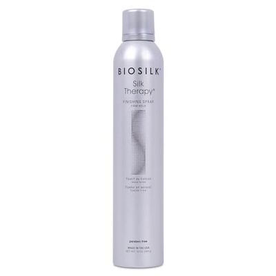 BioSilk Silk Therapy Finishing Spray Firm Hold, Strong-Hold Hairspray For Long-Lasting Styles, Sulfate, Paraben, &amp; Cruelty-Free, 10 Oz