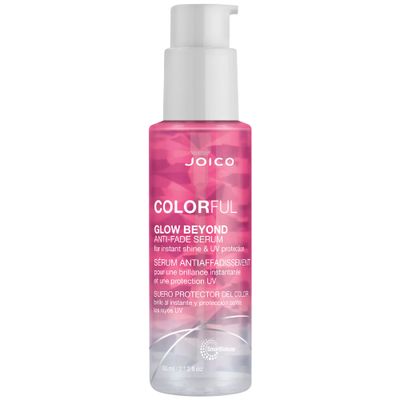 Joico Colorful Glow Beyond Anti-Fade Serum | For Color-Treated Hair | Preserve Hair Color | Prevent Fading | Boost Vibrancy &amp; Softness | With Camellia Oil &amp; Pomegranate Fruit Extract | 2.13 Fl Oz