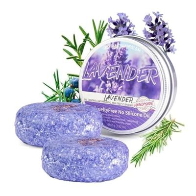 QUAAM 2PCS Shampoo Bar for Gray Hair,Purple Rain Shampoo Bar for Grey Hair,Shampoo Bars For Thinning Hair For Men &amp; Women