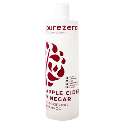 Purezero Apple Cider Vinegar Detoxifying Shampoo, 12 FZ - Detox Scalp &amp; Hair - pH balanced -Increase Hydration - Zero Sulfates, Parabens, Dyes - 100% Vegan &amp; Cruelty Free