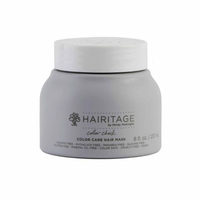 Hairitage Color Check Color Care Hair Mask for Color-Treated Hair and Dry &amp; Damaged Hair - UV Protection - Strengthening Moisture Repair Hair Treatment - Color-Safe Hair Mask - 8 fl oz