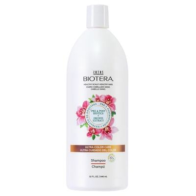Biotera Ultra Color Care Shampoo | Prolongs Vivid Color-Treated Hair | Microbiome Friendly | Vegan &amp; Animal Test Free | Paraben &amp; Sulfate Free | Color-Safe | 32 Fl Oz