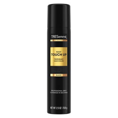 TRESemm Root Touch-Up Temporary Black Hair Hair Color Touch-Up Spray, Ammonia-free, Peroxide-free Root Cover-Up Spray 2.5 oz