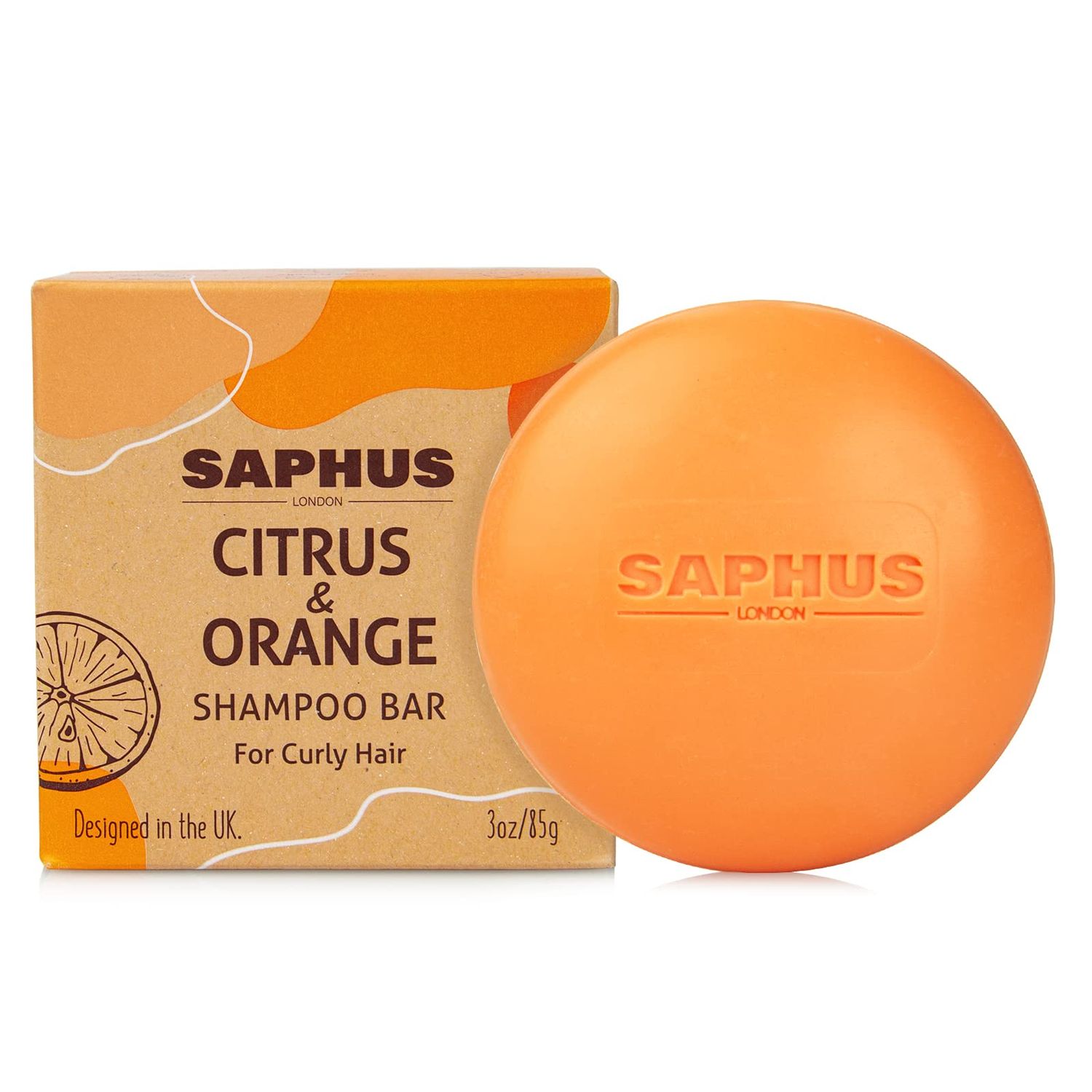 SAPHUS Argan Oil Shampoo Bar for Strengthening, Cleansing &amp; Moisturizing Dry &amp; Curly Hair,Travel Size, Zero Waste