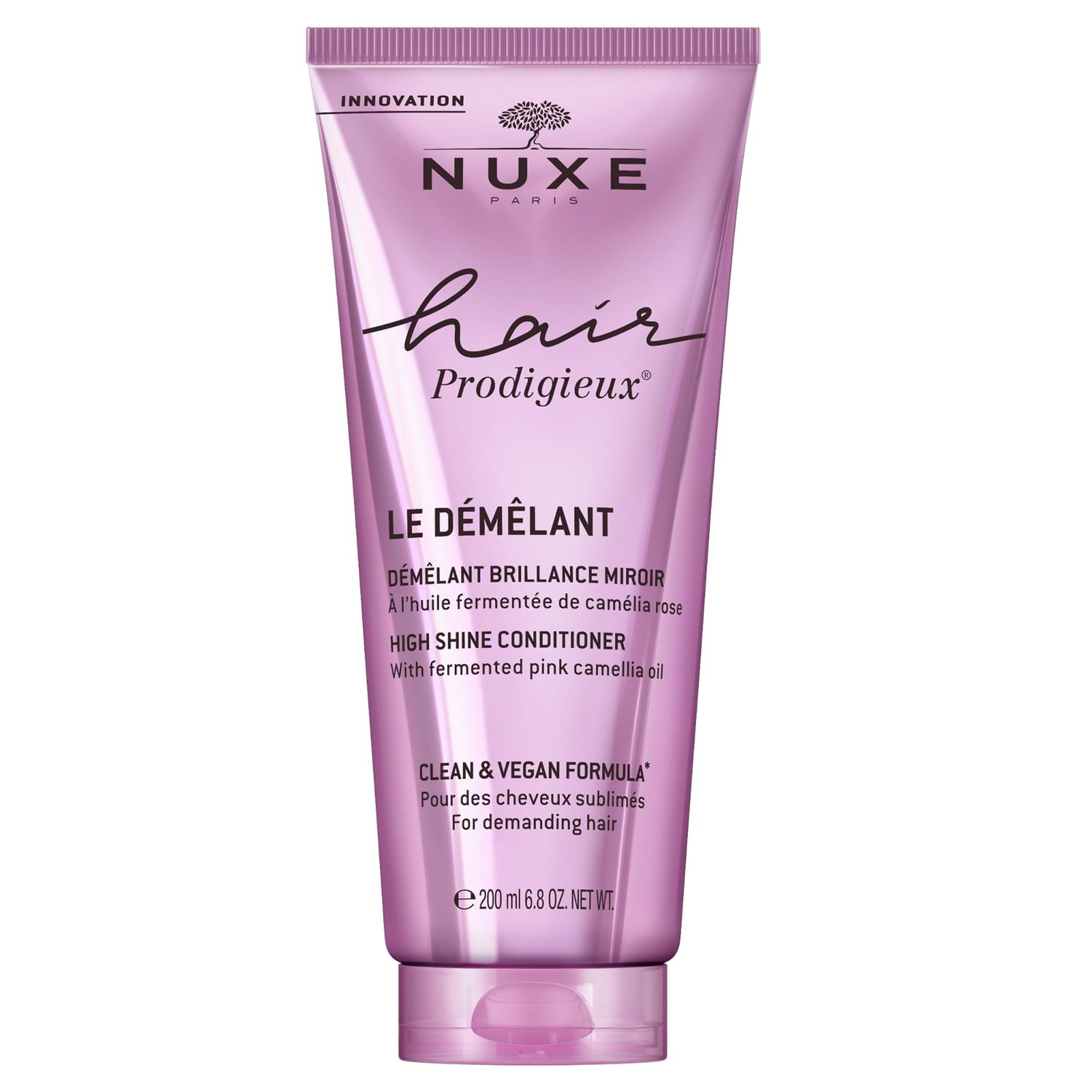 Nuxe Hair Prodigieux High Shine Conditioner. Nourishing Detangler to Intensify Hair Shine &amp; Smoothness. For Soft, Shiny Hair. Silicon Free, 6.8 oz