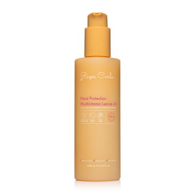 Rizos Curls Heat Protection Multivitamin Leave-In, Protects Up to 450F, Reduces Frizz, Repairs Hair with Vitamins &amp; Amino Acids, Adds Natural Shine