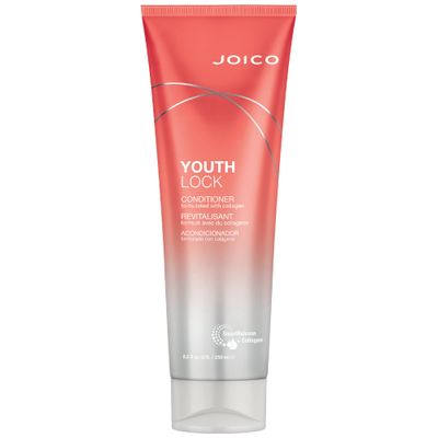 Joico YouthLock Conditioner Formulated With Collagen | Youthful Body &amp; Bounce | Reduce Breakage &amp; Frizz | Soften &amp; Detangle Hair | Boost Shine | Sulfate Free | With Arginine | 8.5 Fl Oz