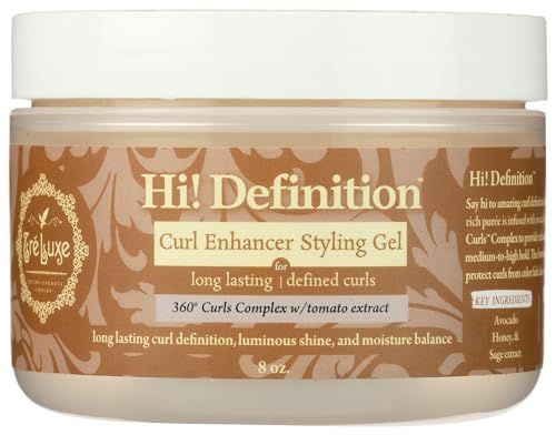 TRELUXE Hi! Definition Curl Enhancer Styling Gel, 8 FZ