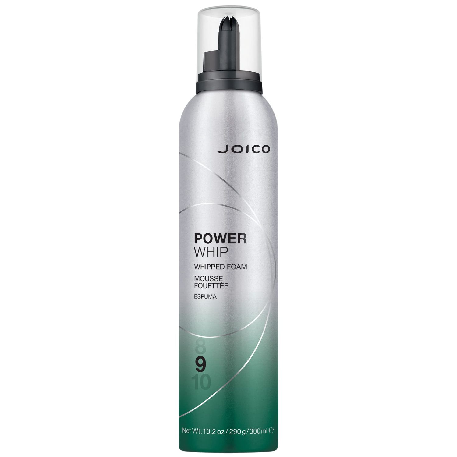 Joico Power Whip Whipped Foam | For Most Hair Types | Add Volume &amp; Body | Thermal Heat, Humidity, &amp; Pollution Protection | Boost Shine | Control Frizz &amp; Flyaways | Silicone &amp; Paraben Free | 10.2 Fl Oz